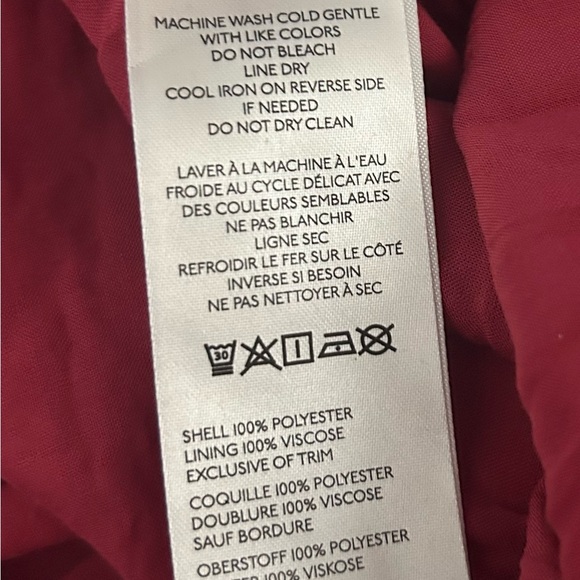 Anthropologie Pink Floral A-Line Skirt NWOT - Picture 5 of 5